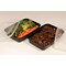 Cubeware Cubeware 16 oz. Rectangular Container Black Base With Clear Lid, PK150 CR-815B - alternate 8